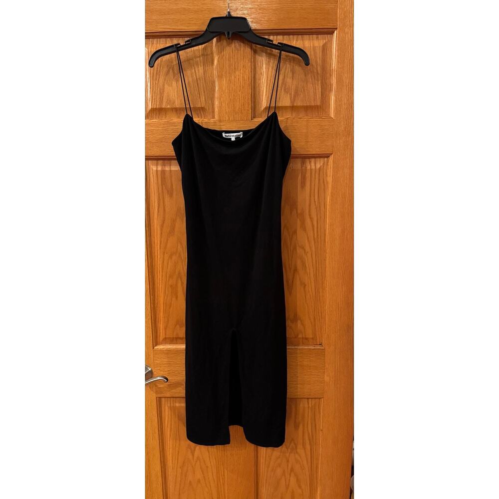 Reformation Pavia knitted midi black dress size medium - Picture 7 of 8